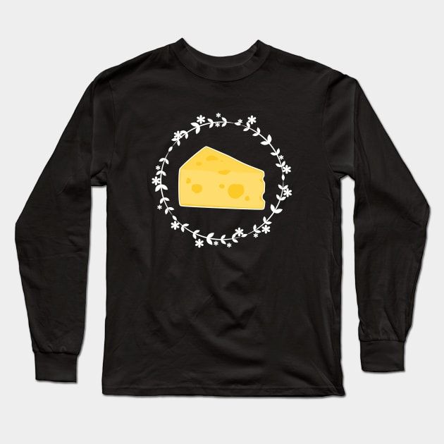 Cheese Long Sleeve T-Shirt by LunaMay